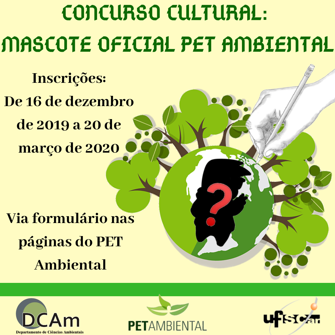 Concurso Cultural Mascote Oficial PET Ambiental